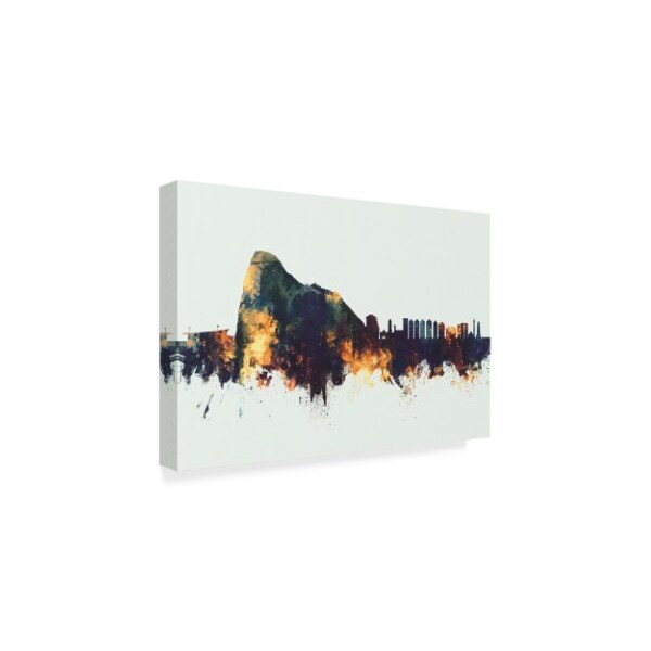 Michael Tompsett 'Gibraltar Skyline Iv' Canvas Art,30x47